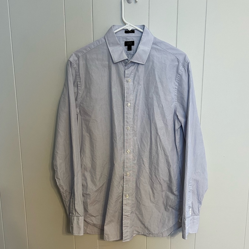 J.Crew ludlow long sleeve button-down size L‎